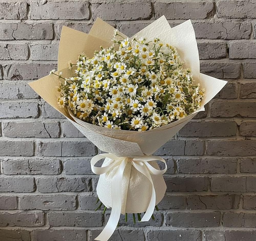 Букет цветов из: Ромашки в Троицкое