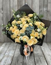 Букет цветов из:  Розы и Лизиантусы в Троицкое