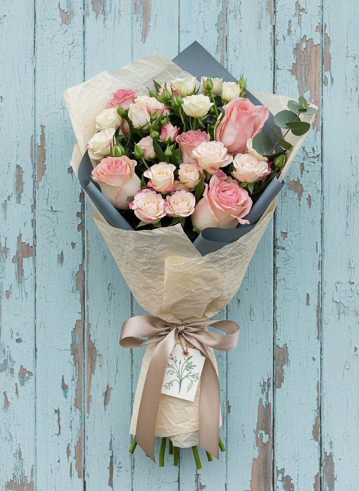 Букет цветов из: Розы в Троицкое