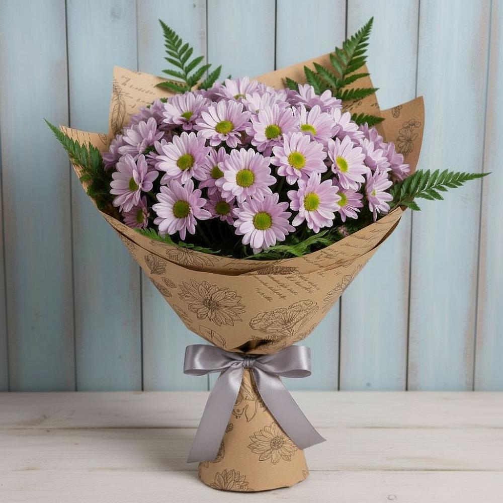 Букет цветов из: Хризантемы в Троицкое