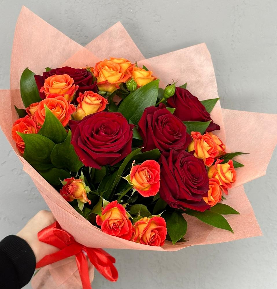 Букет Любовь и восторг в Троицкое