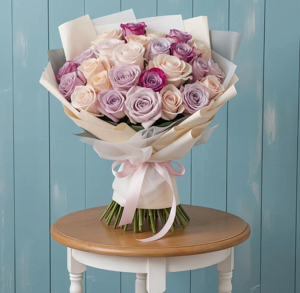 Букет цветов из: Розы в Троицкое