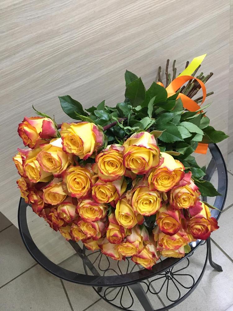 Букет Желтые розы в Троицкое