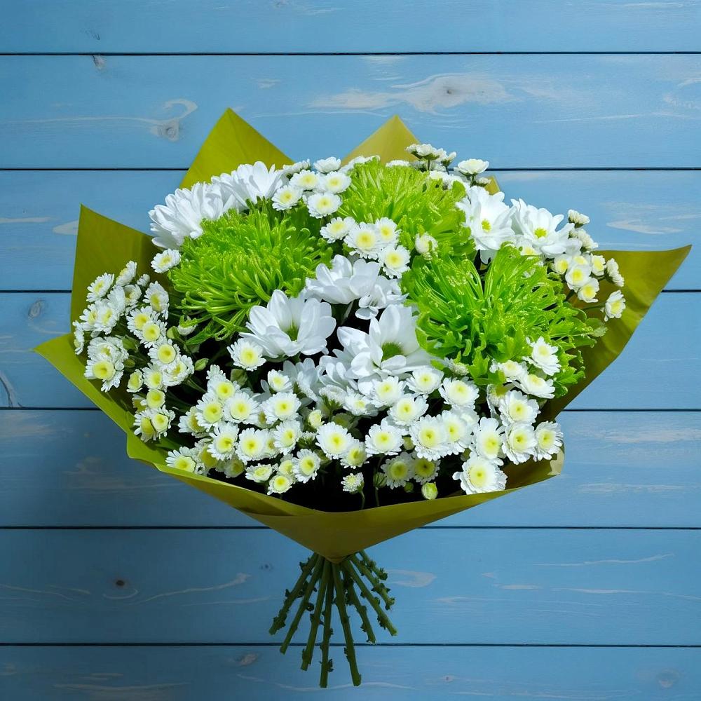 Букет цветов из: Хризантемы в Троицкое