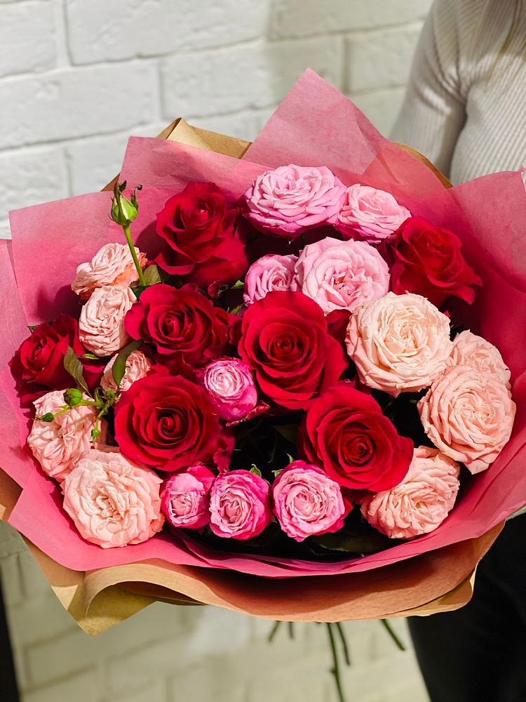 Букет цветов из: Розы в Троицкое