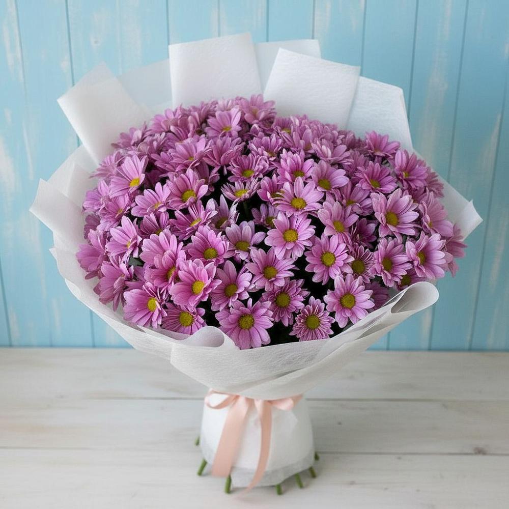 Букет цветов из: Хризантемы в Троицкое