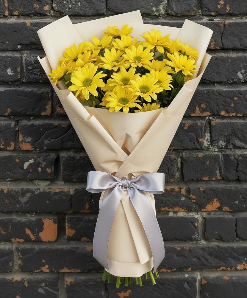 Букет цветов из: Хризантемы в Троицкое