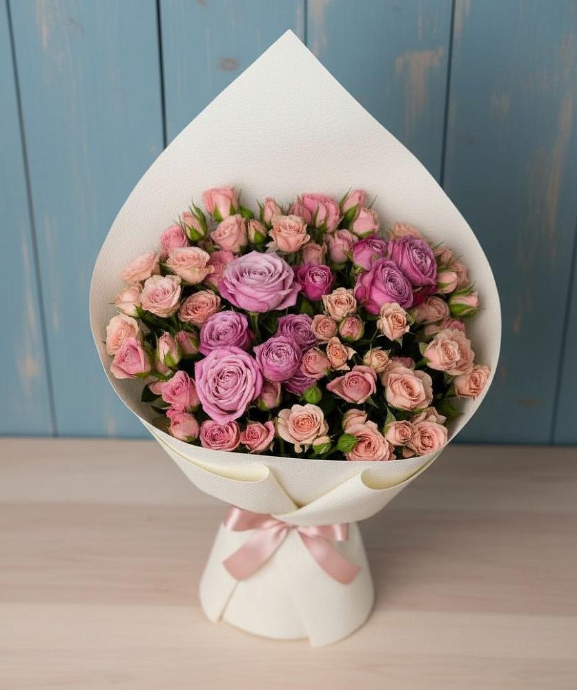 Букет цветов из: Розы в Троицкое