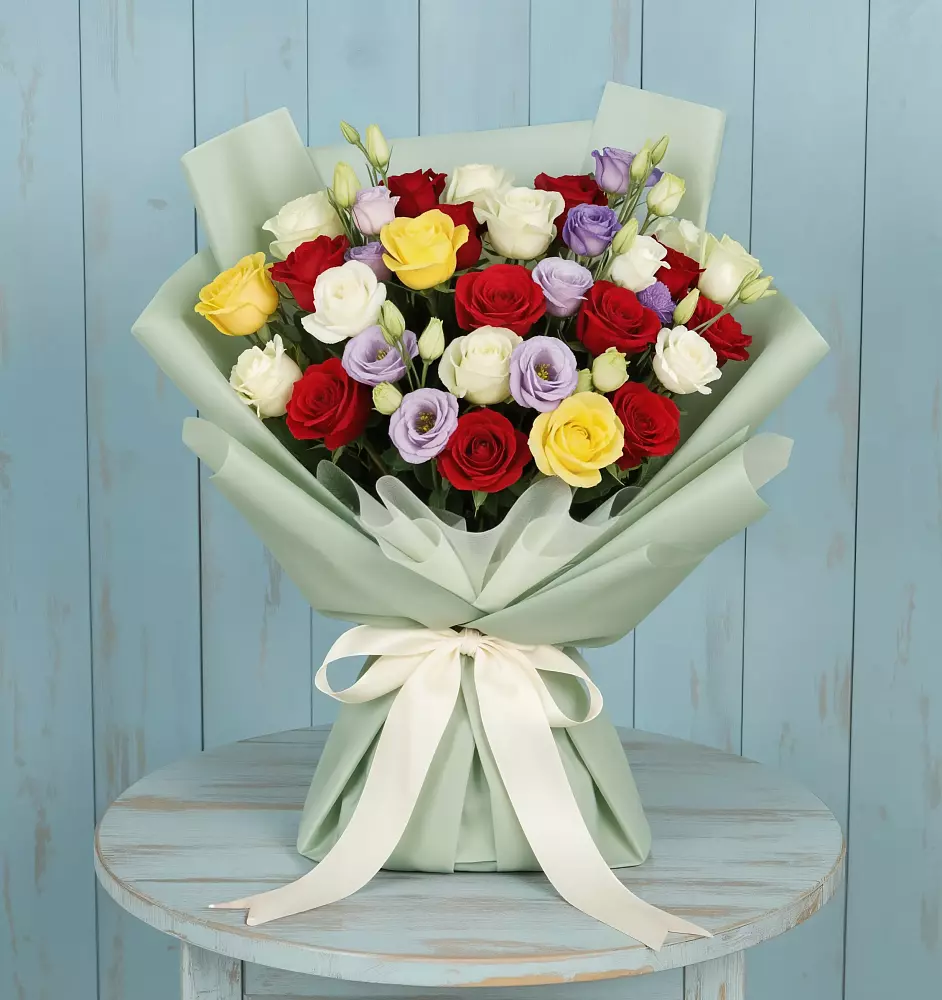 Букет цветов из: Розы в Троицкое