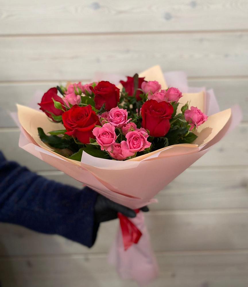 Букет цветов из: Розы в Троицкое